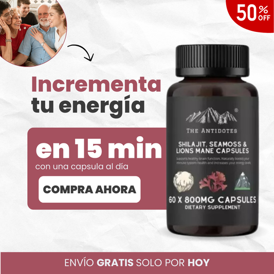 CAPSULAS SHILAJIT AUMENTA TU RENDIMIENTO EN MINUTOS